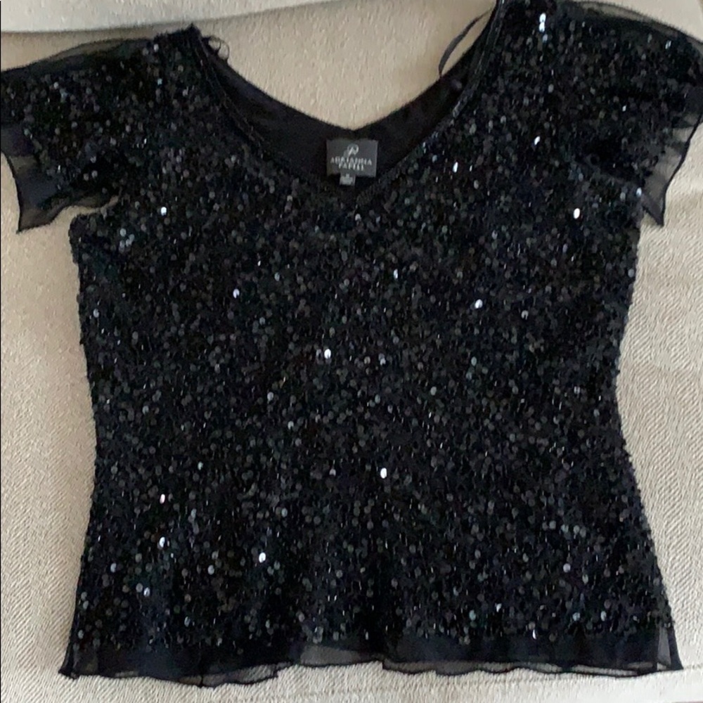 Sequin dressy top